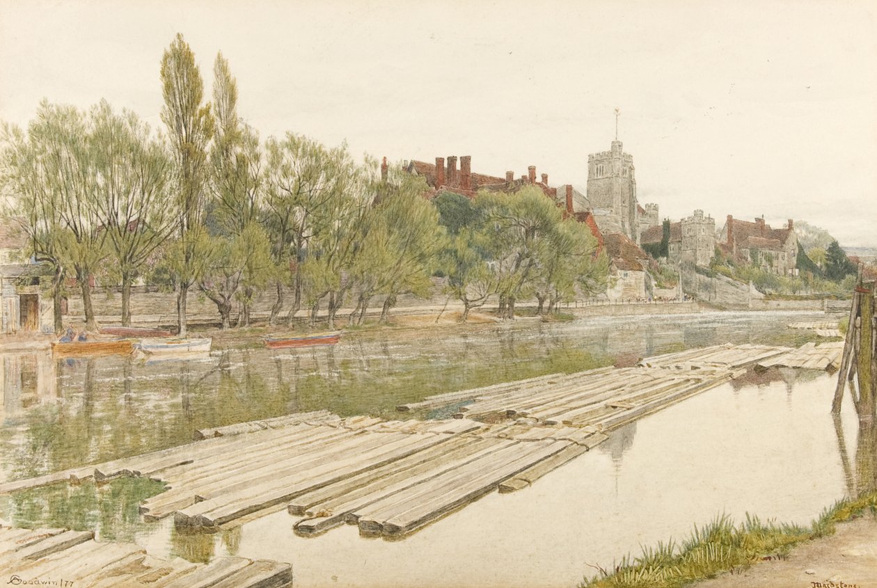 All Saints Church Maidstone av Albert Goodwin
