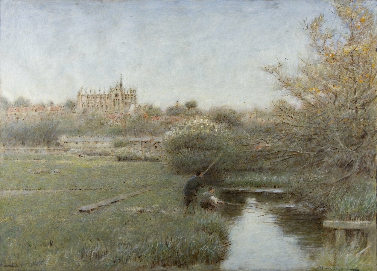 Arundel (akvarell, kroppsfarge, penn og blekk på papir) av Albert Goodwin