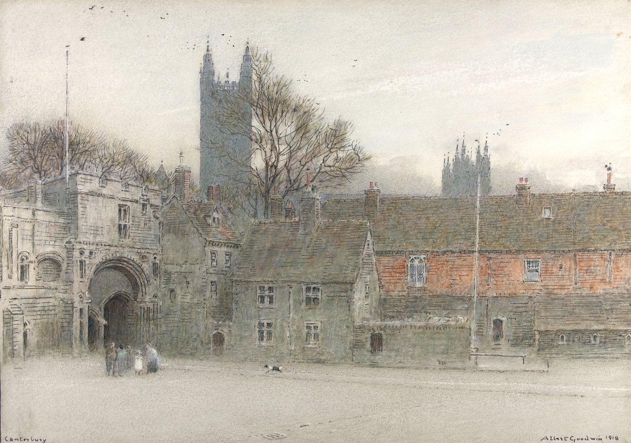 Canterbury av Albert Goodwin