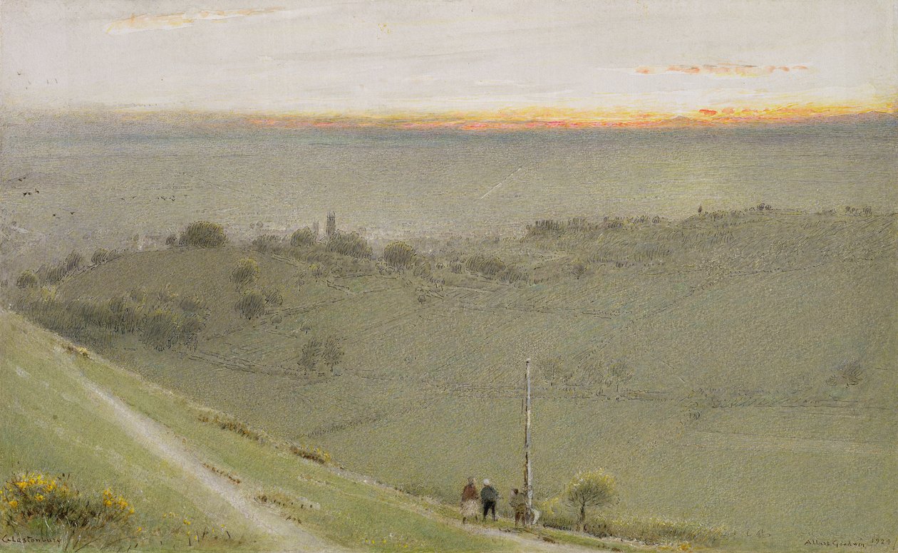 Glastonbury, 1924-25 av Albert Goodwin