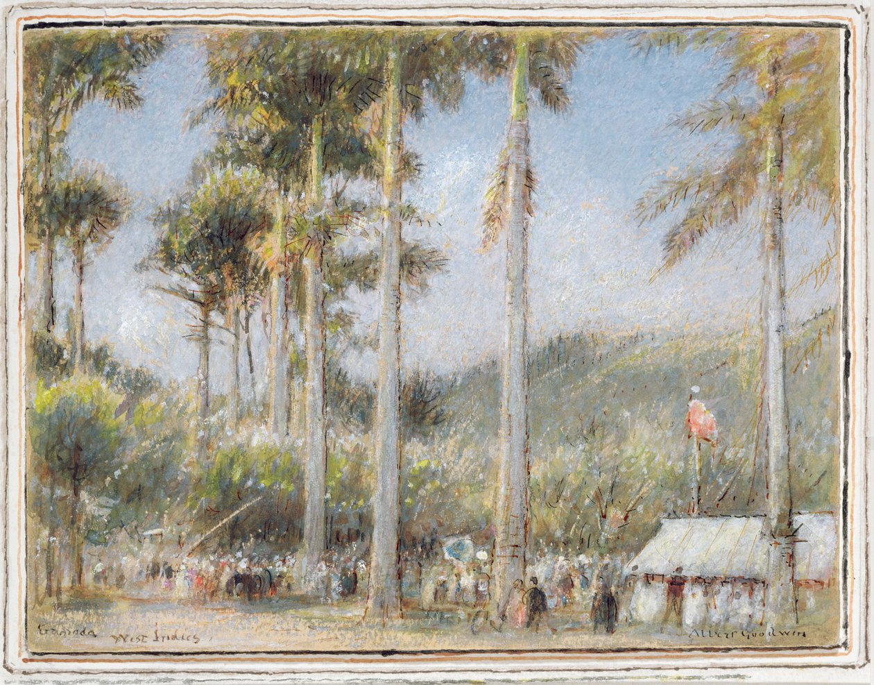 Grenada, Vestindia (wc og gouache) av Albert Goodwin