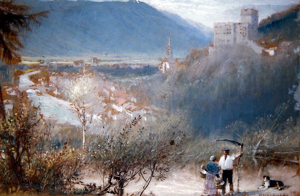 Landeck av Albert Goodwin
