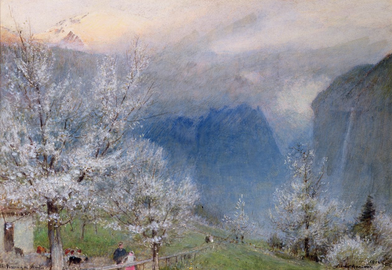 Lauterbrunnen av Albert Goodwin