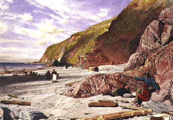 Lynmouth, Devon, historien om forliset av Albert Goodwin