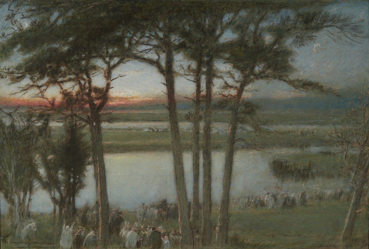 The River Way, vestover av Albert Goodwin
