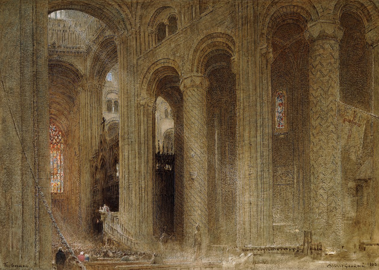 Prekenen av Albert Goodwin