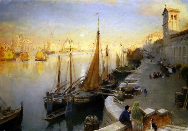Venezia av Albert Goodwin