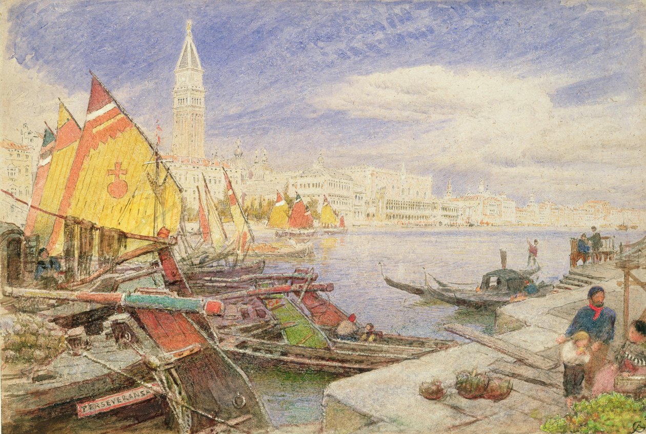 Venezia, 1893 av Albert Goodwin