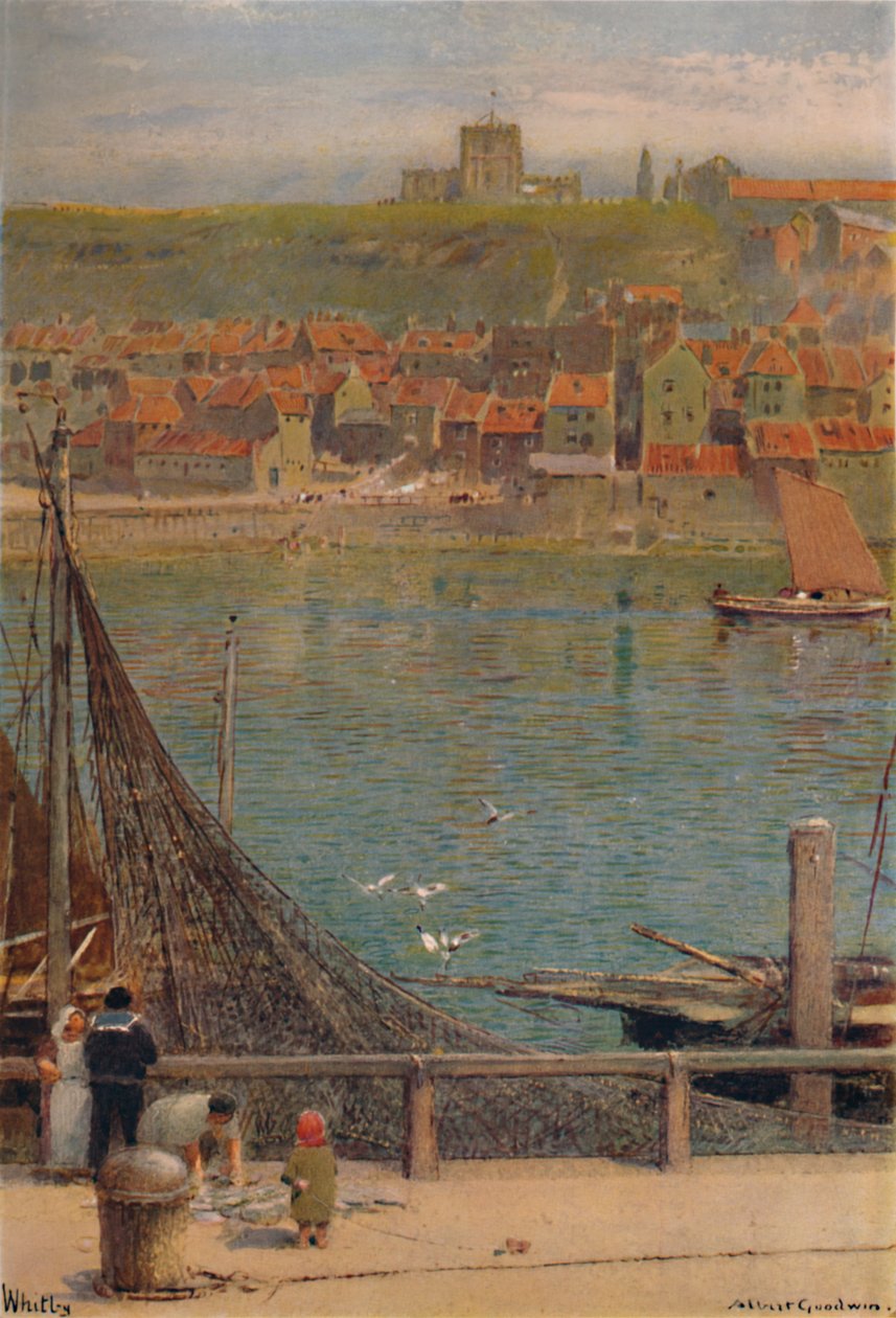 Whitby, 1800- og 1900-tallet, 1935 av Albert Goodwin