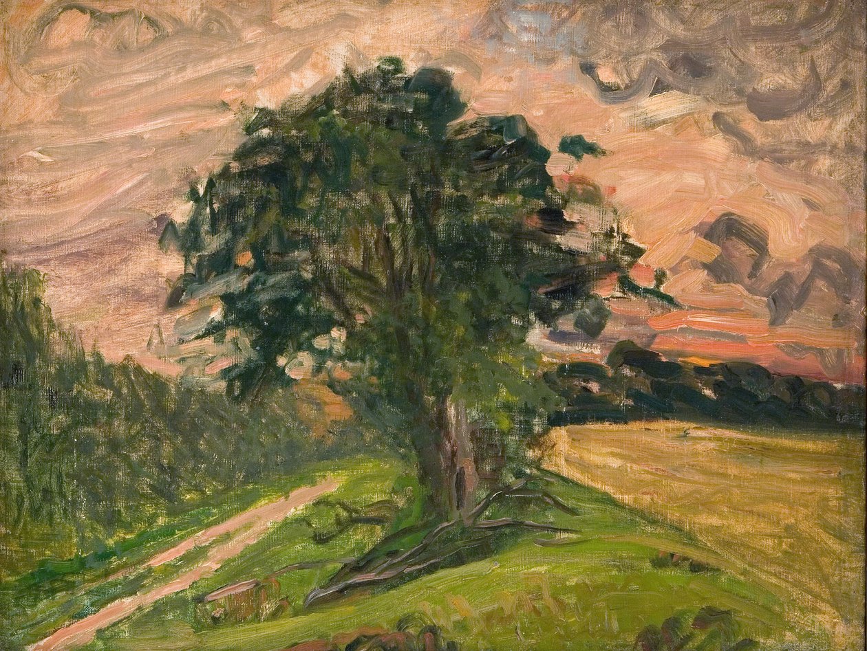 Kveldslandskap. Tisvilde av Albert Gottschalk