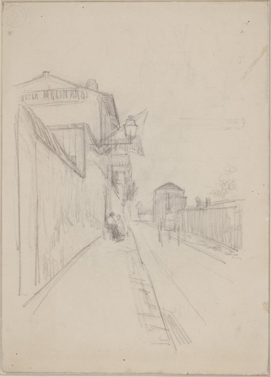 En fransk gate av Albert Gottschalk