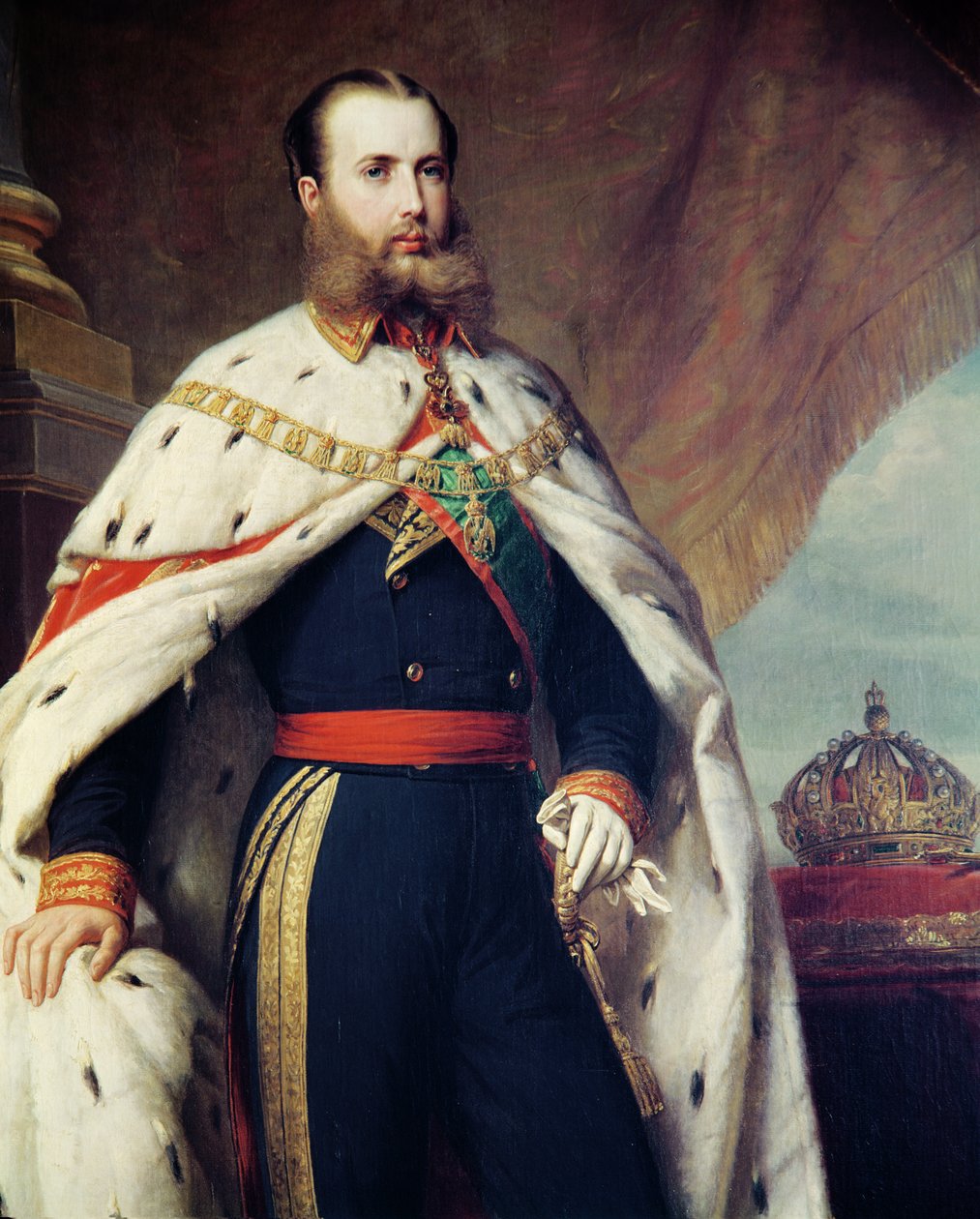 Maximilian av Hapsburg-Lorraine (1832–67) keiser av Mexico, 1865 (se også 233828) av Albert Graefle