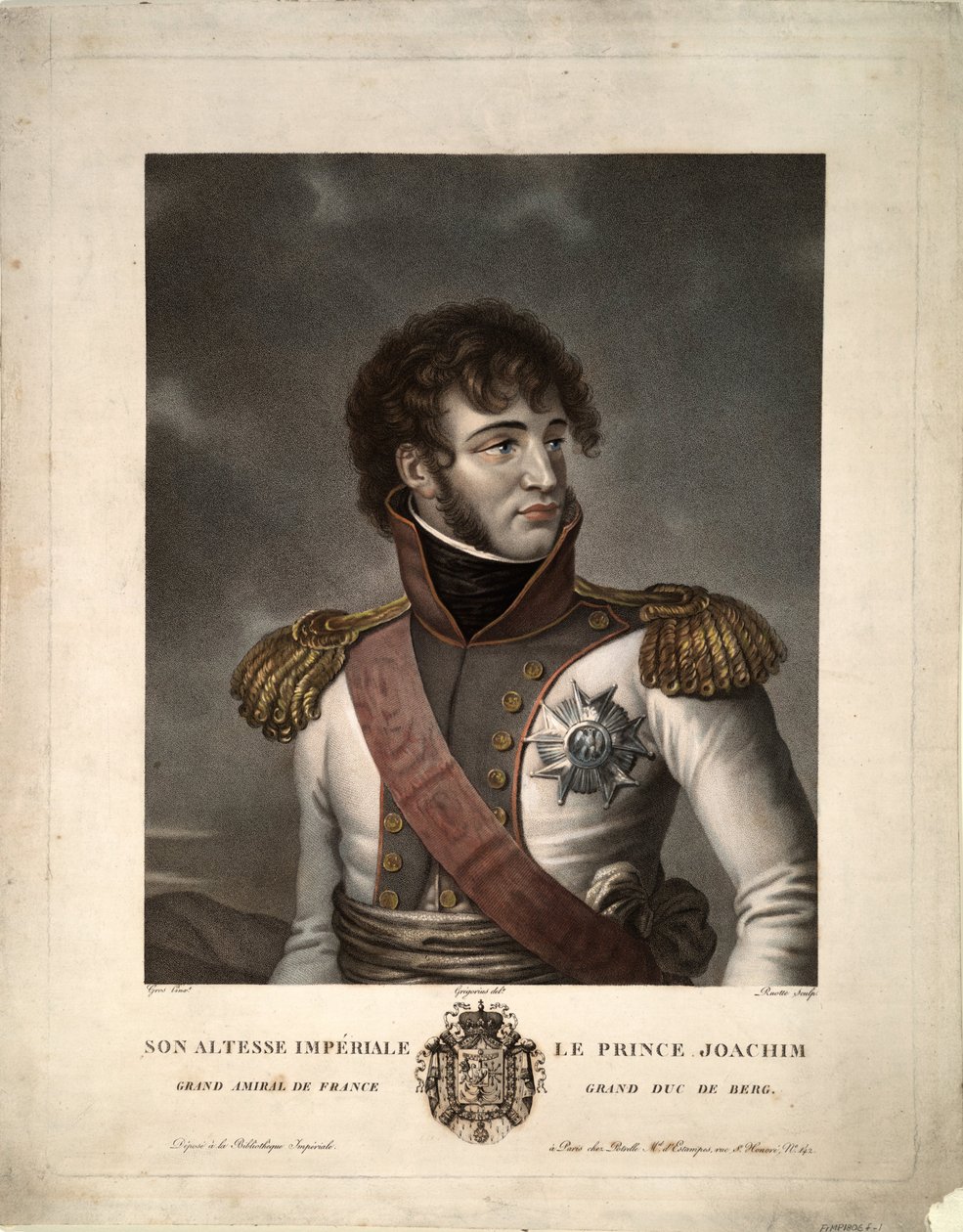 Portrett av Joachim Murat, ca 1806 av Albert Gregorius