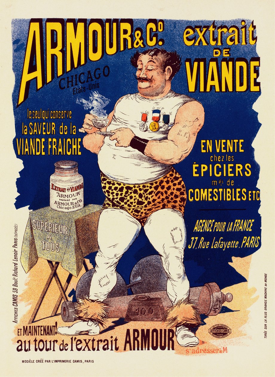 Armor & Co. Kjøttekstrakt, 1891. av Albert Guillaume