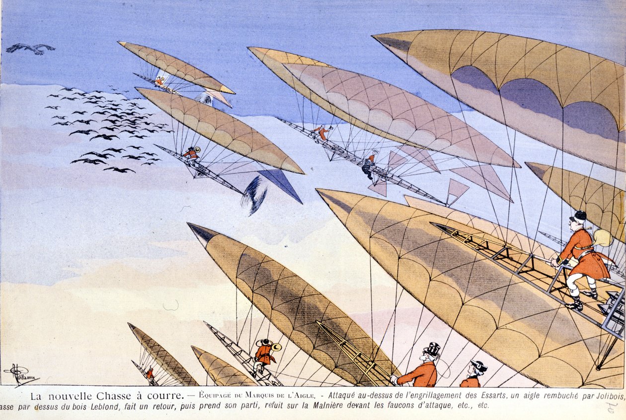 Karikatur av Albert Guillaume (1873-1942) i ""L