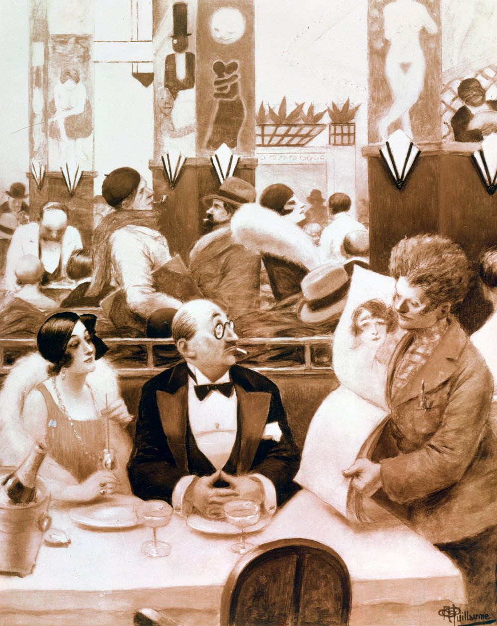 Restaurant, 1873-1942 av Albert Guillaume