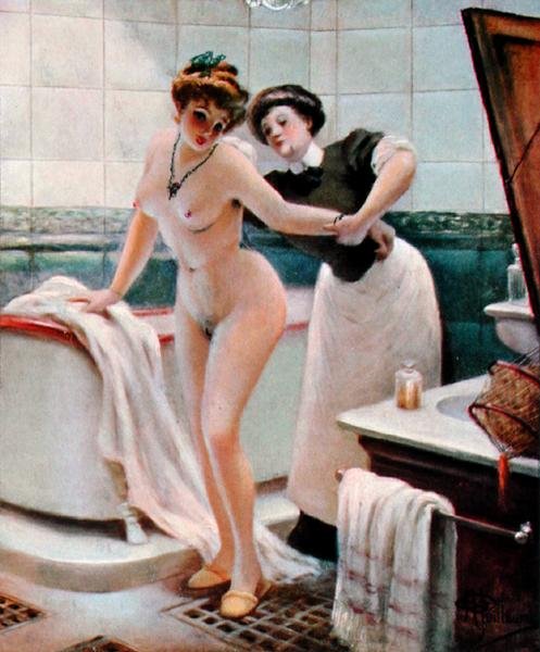 Badet av Albert Guillaume