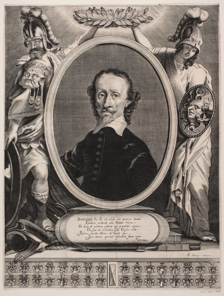 Christian Skeel. Minneark av Albert Haelwegh