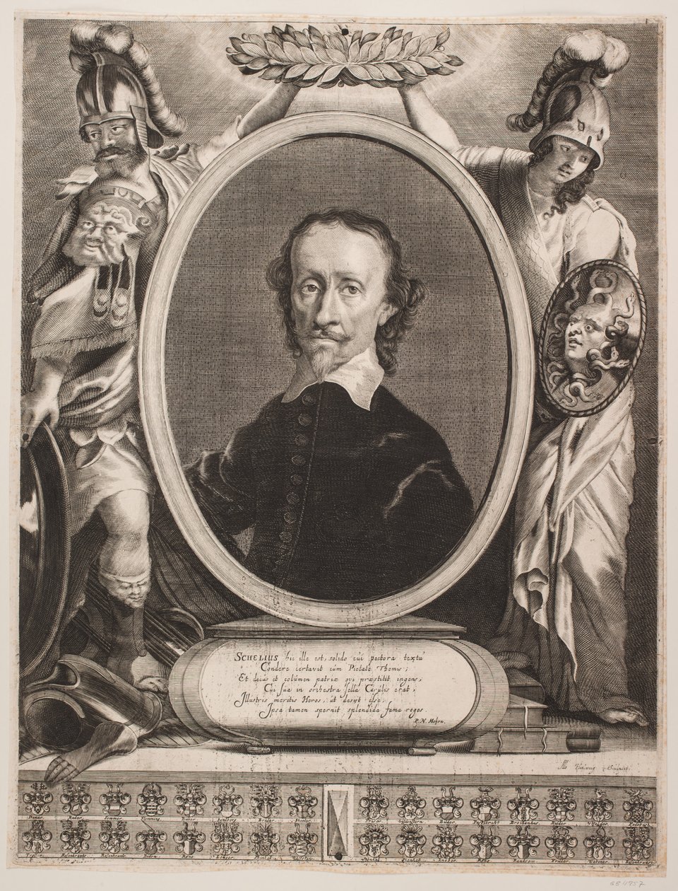 Christian Skeel. Minneark av Albert Haelwegh