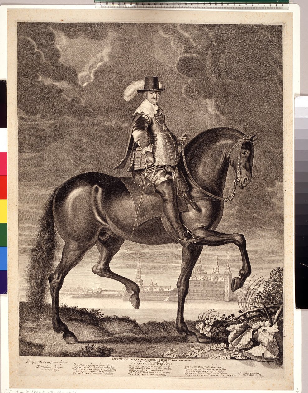 Christian IV til hest av Albert Haelwegh
