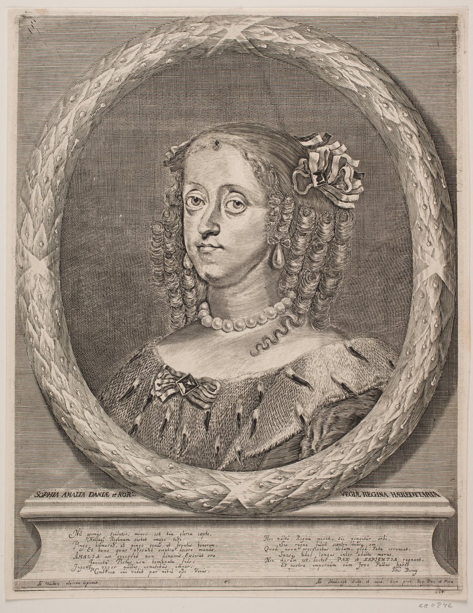 Dronning Sophie Amalie av Albert Haelwegh