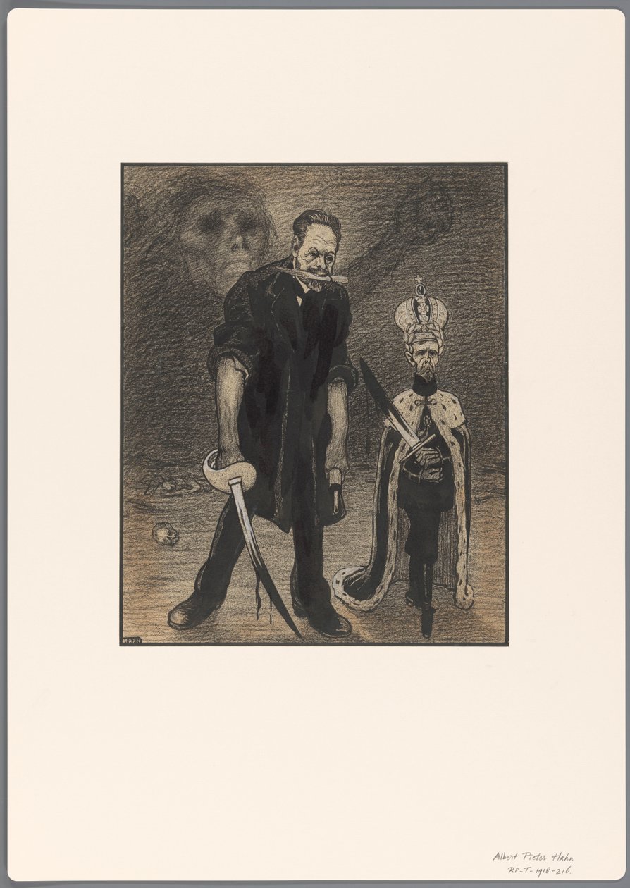 Design for en politisk tegneserie: Den russiske revolusjonen av Albert Hahn (I)