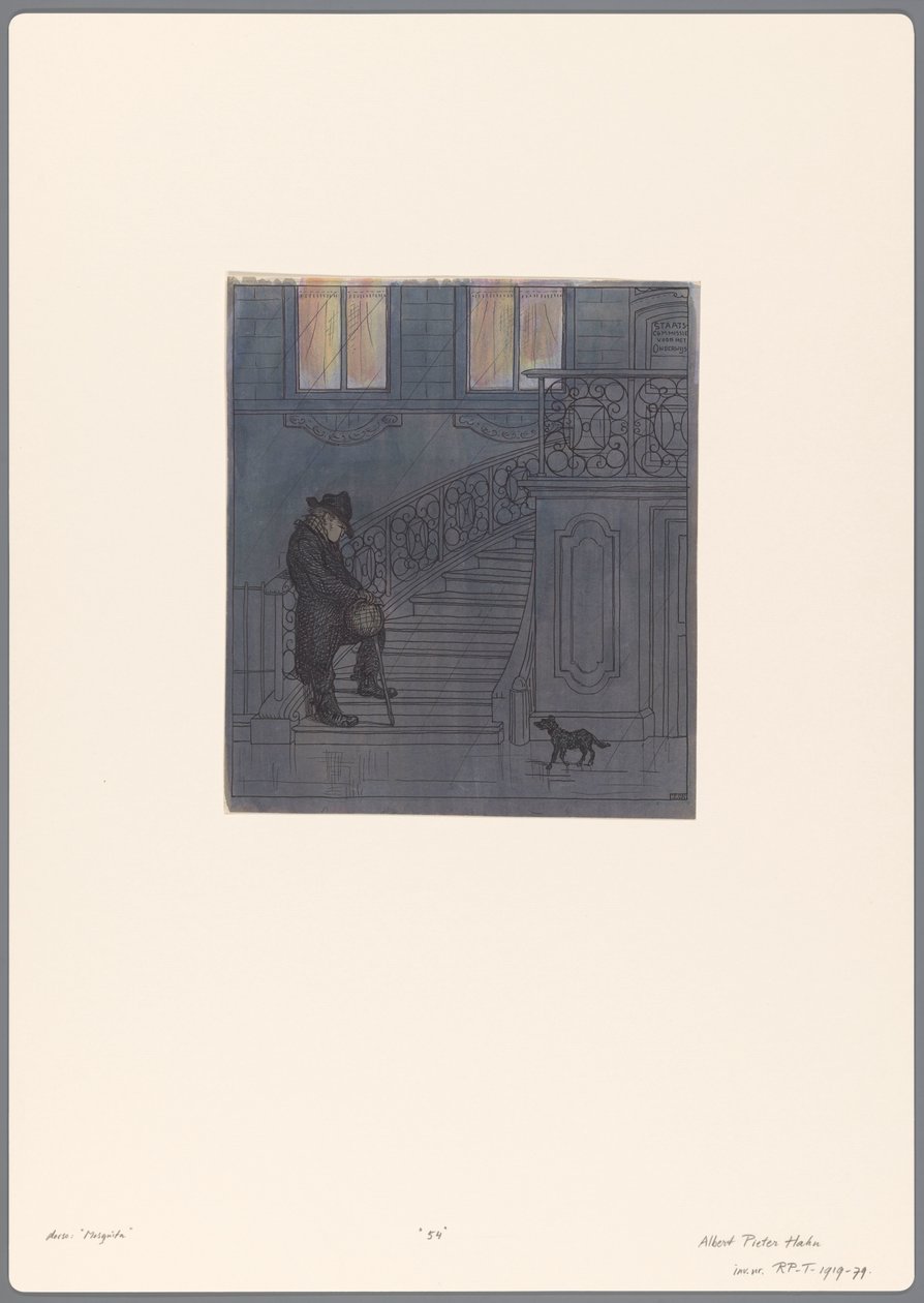 Design for en politisk tegneserie: Statens utdanningskommisjon av Albert Hahn (I)