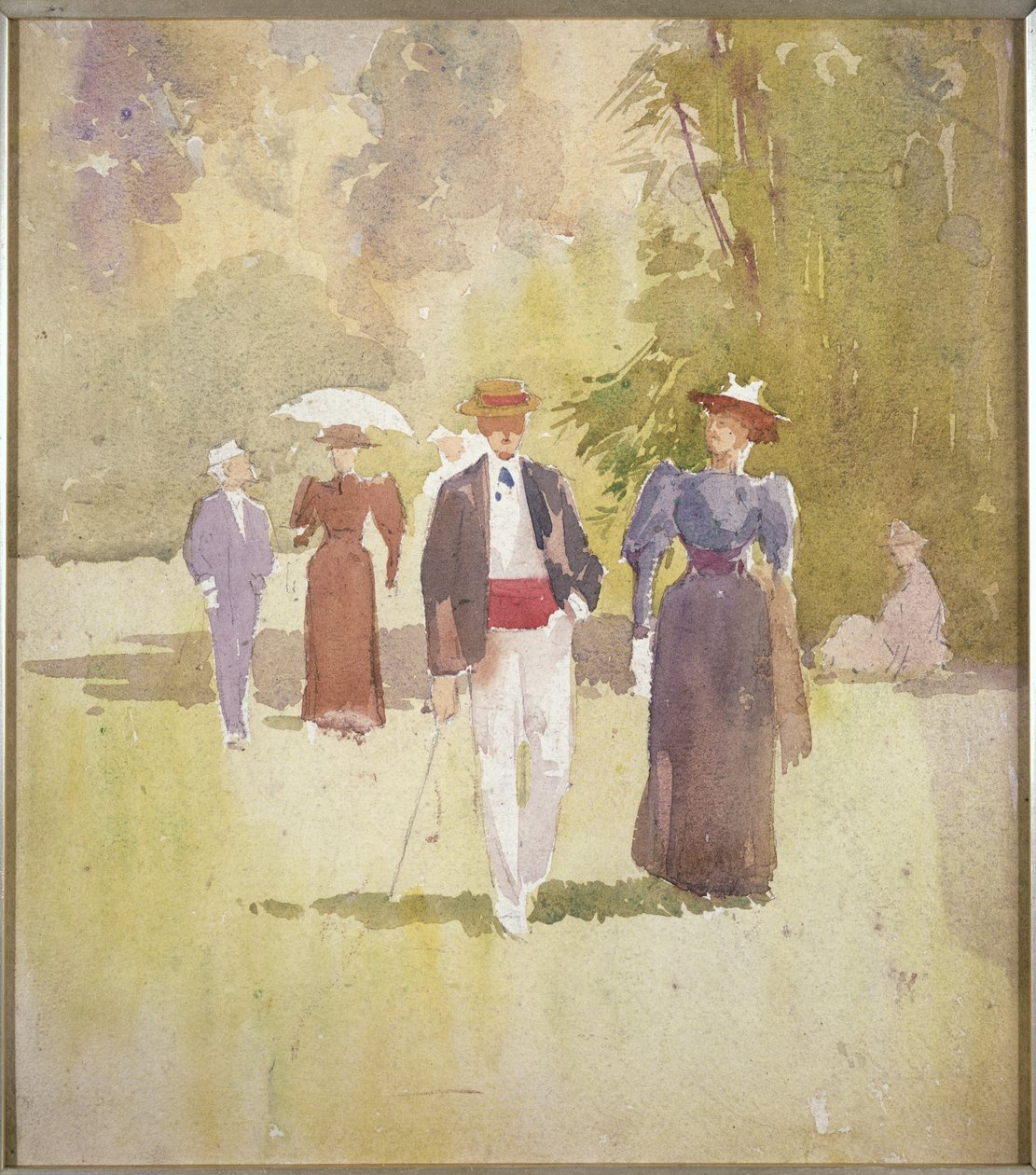 En tur i parken av Albert Henry Fullwood