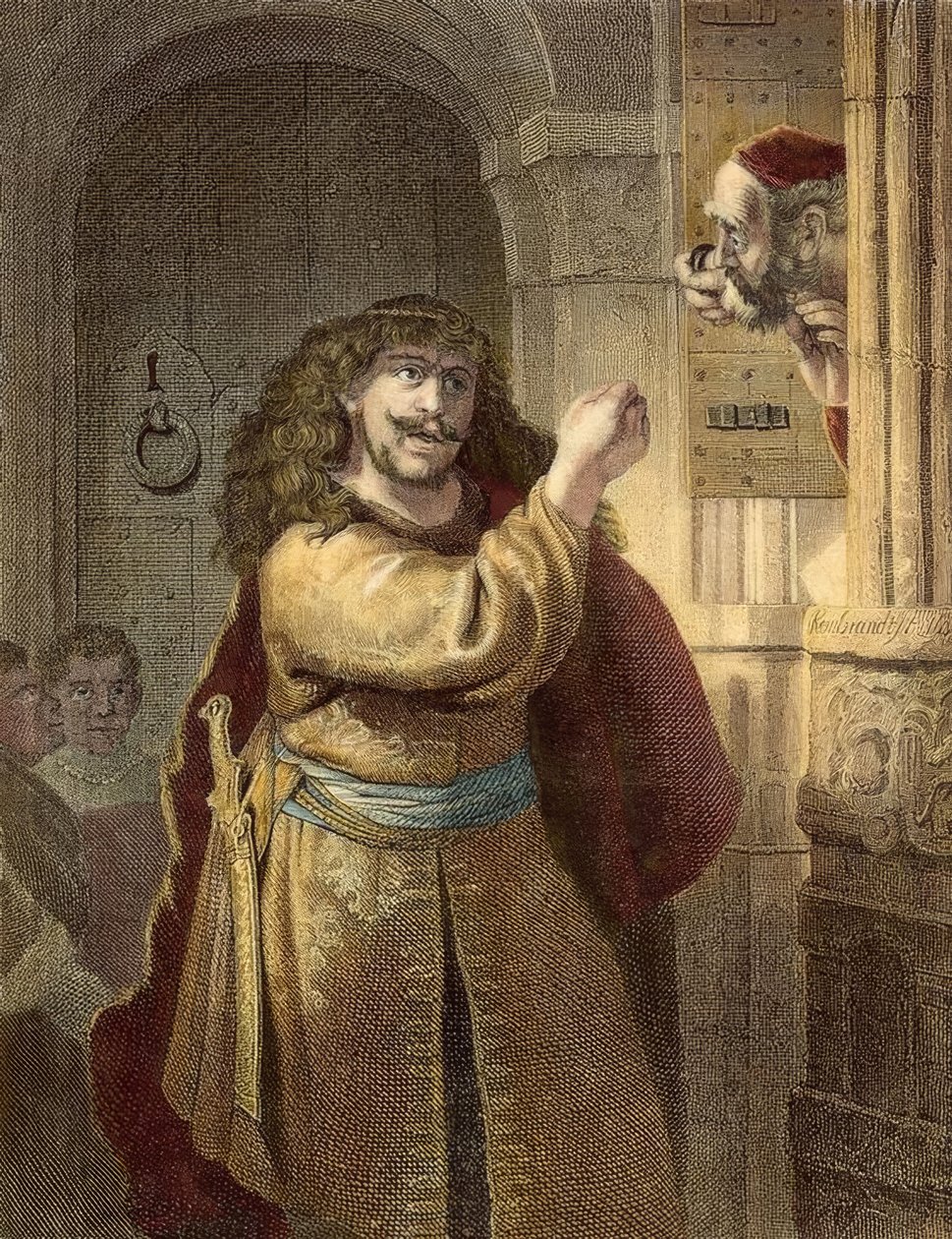 Samson truer sin svigerfar av Albert Henry Payne