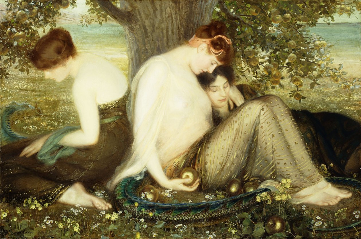 Garden of the Hesperides, ca. 1900 (olje på lerret) av Albert Herter