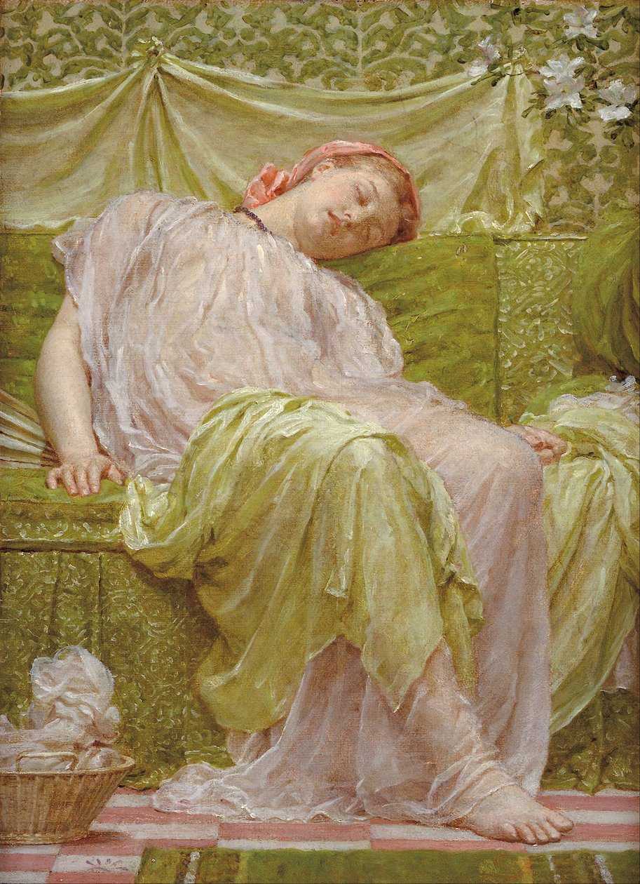 En arbeidskurv av Albert Joseph Moore