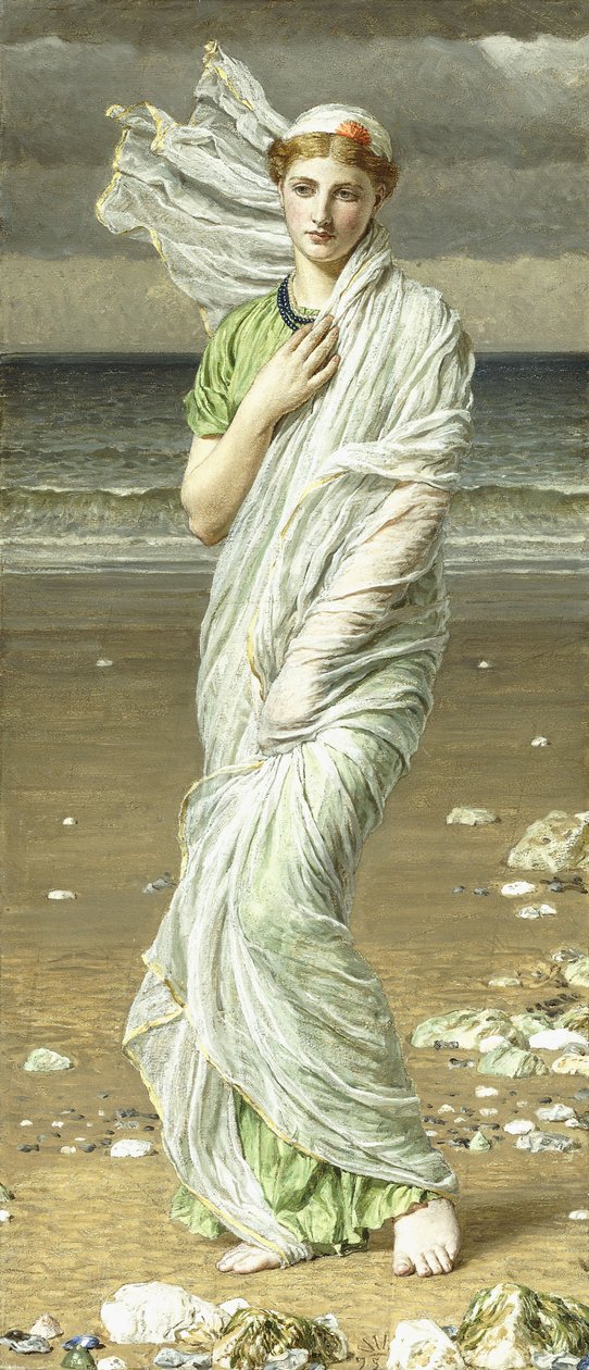 Sjøskjell, 1875 av Albert Joseph Moore
