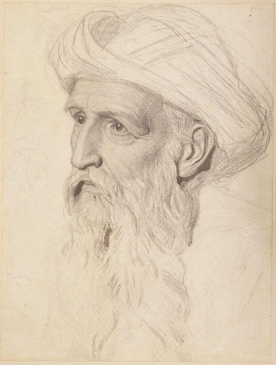 Studie for Elias overhode, 1860-61 av Albert Joseph Moore