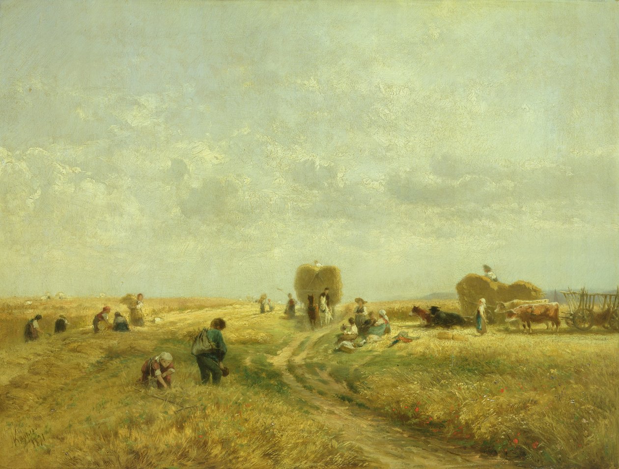 Høstetid, 1871 av Albert Kappis