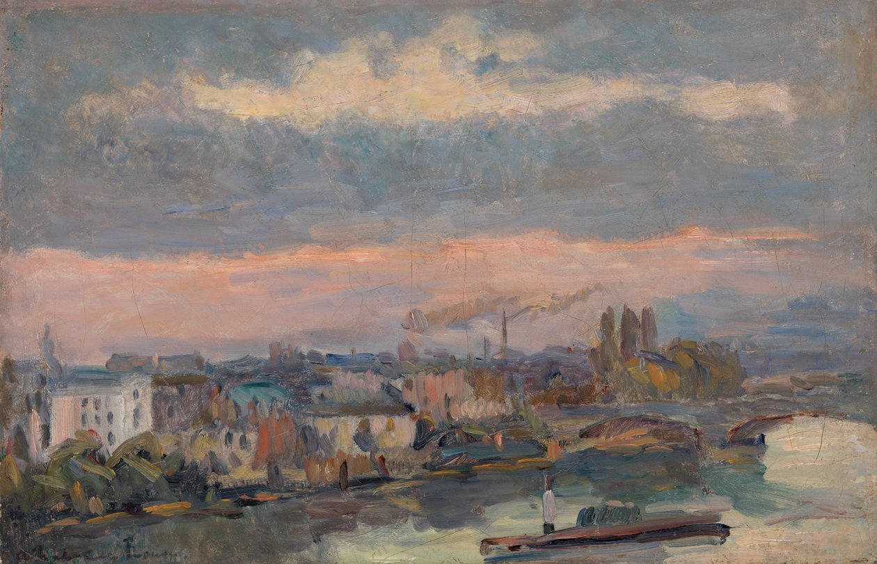 Langs Seinen (Rouen) av Albert Lebourg