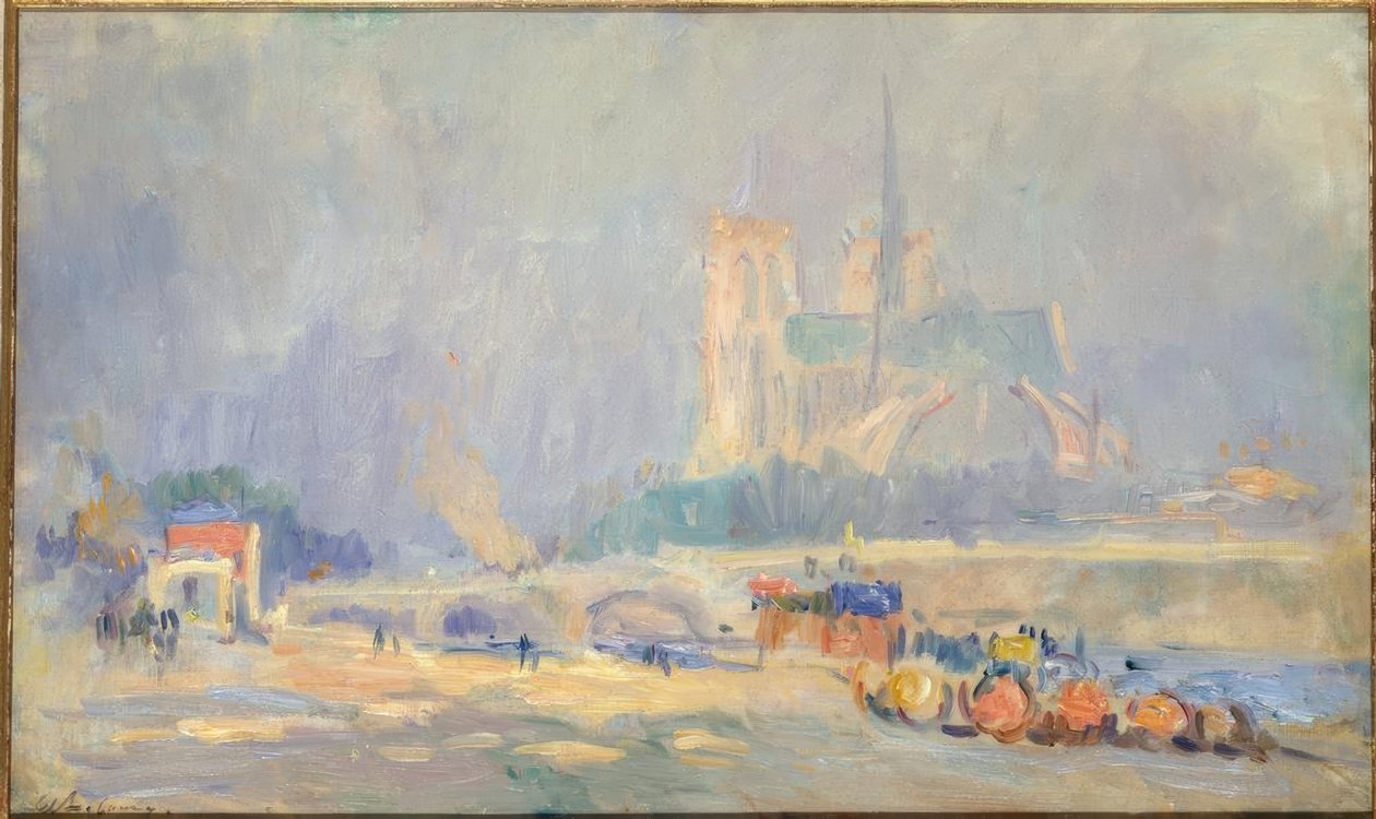 Ved kaiene i Paris av Albert Lebourg