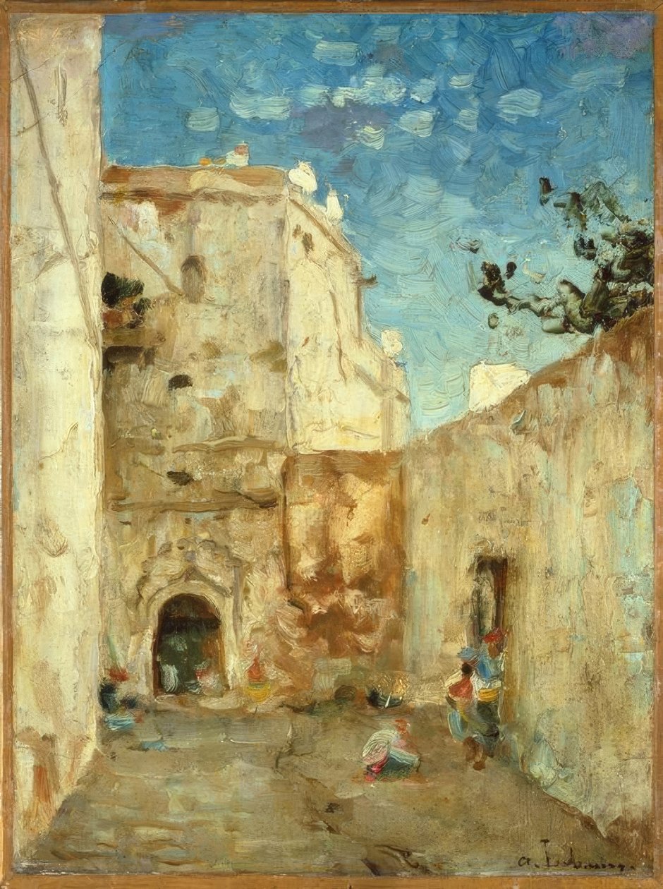 Arabiske hus, Alger av Albert Lebourg