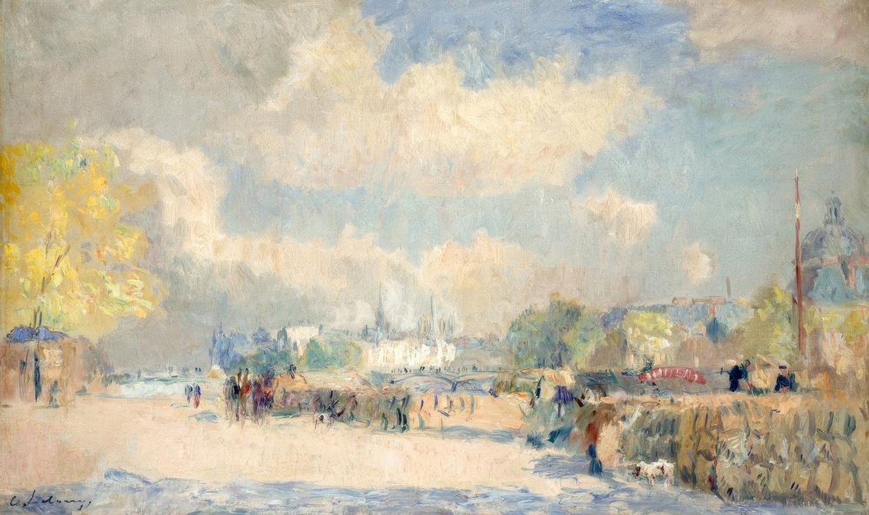 Quai du Louvre av Albert Lebourg