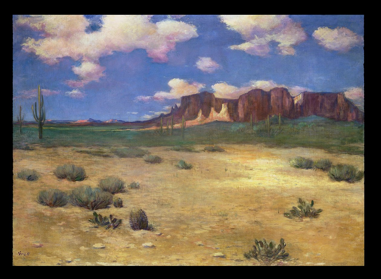 Arizona Landscape (olje på lerret) av Albert Lorey Groll
