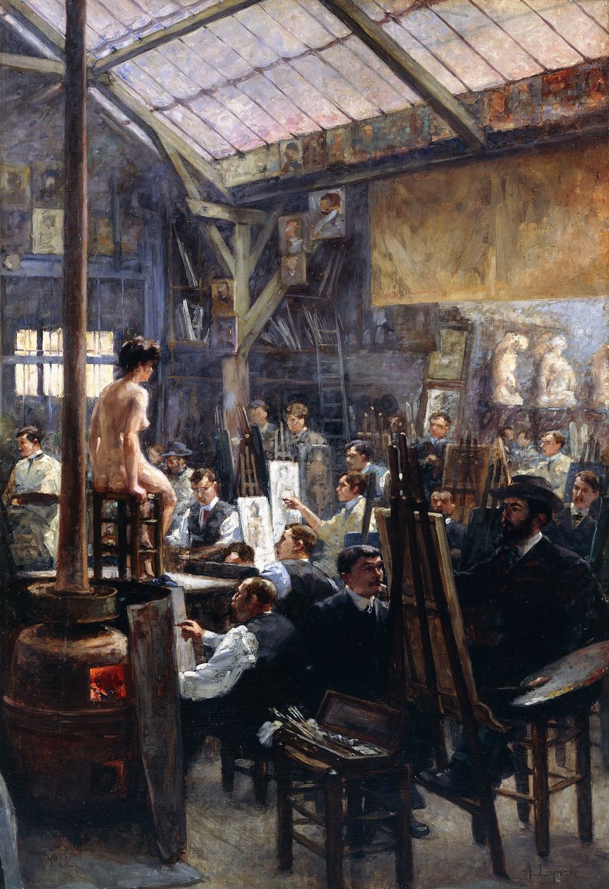 I studioet, av Albert Lynch