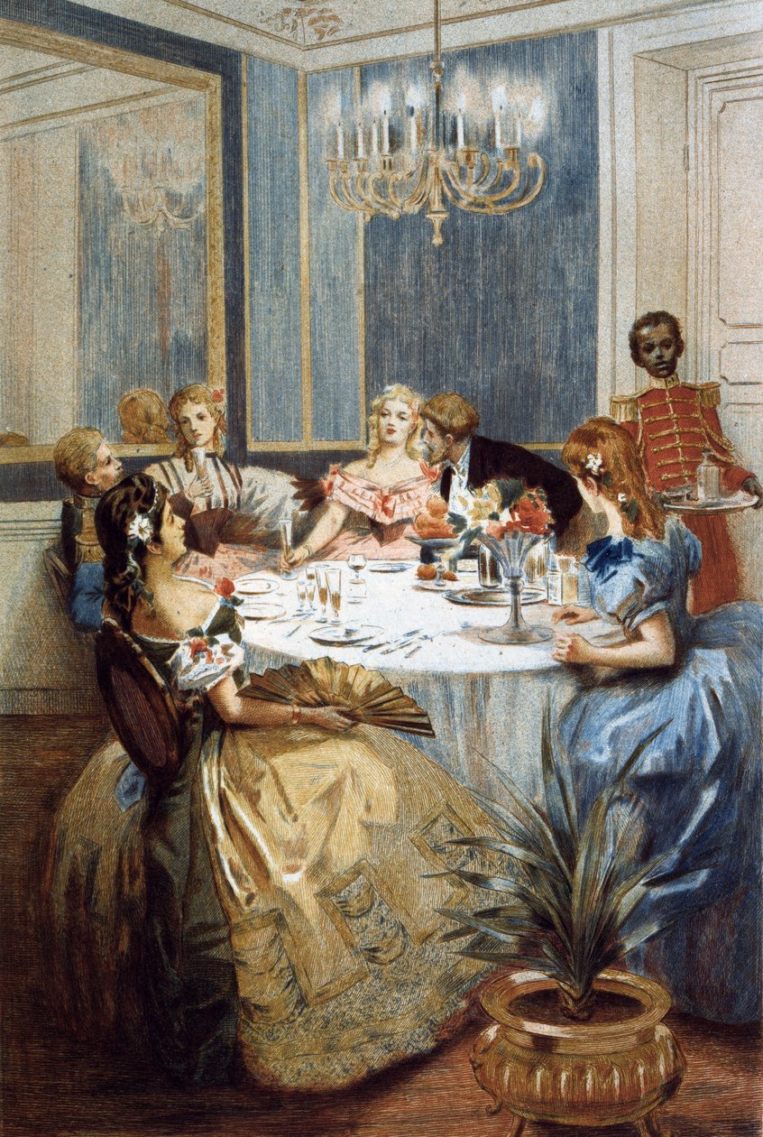 Parisiske damer fra det andre imperiet av Albert Lynch