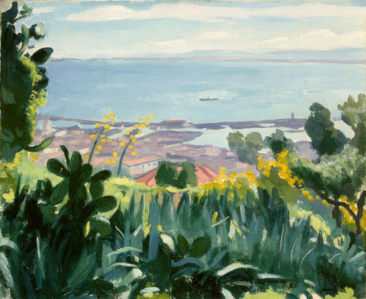 Alger - Utsikt fra høyden av Mustapha av Albert Marquet