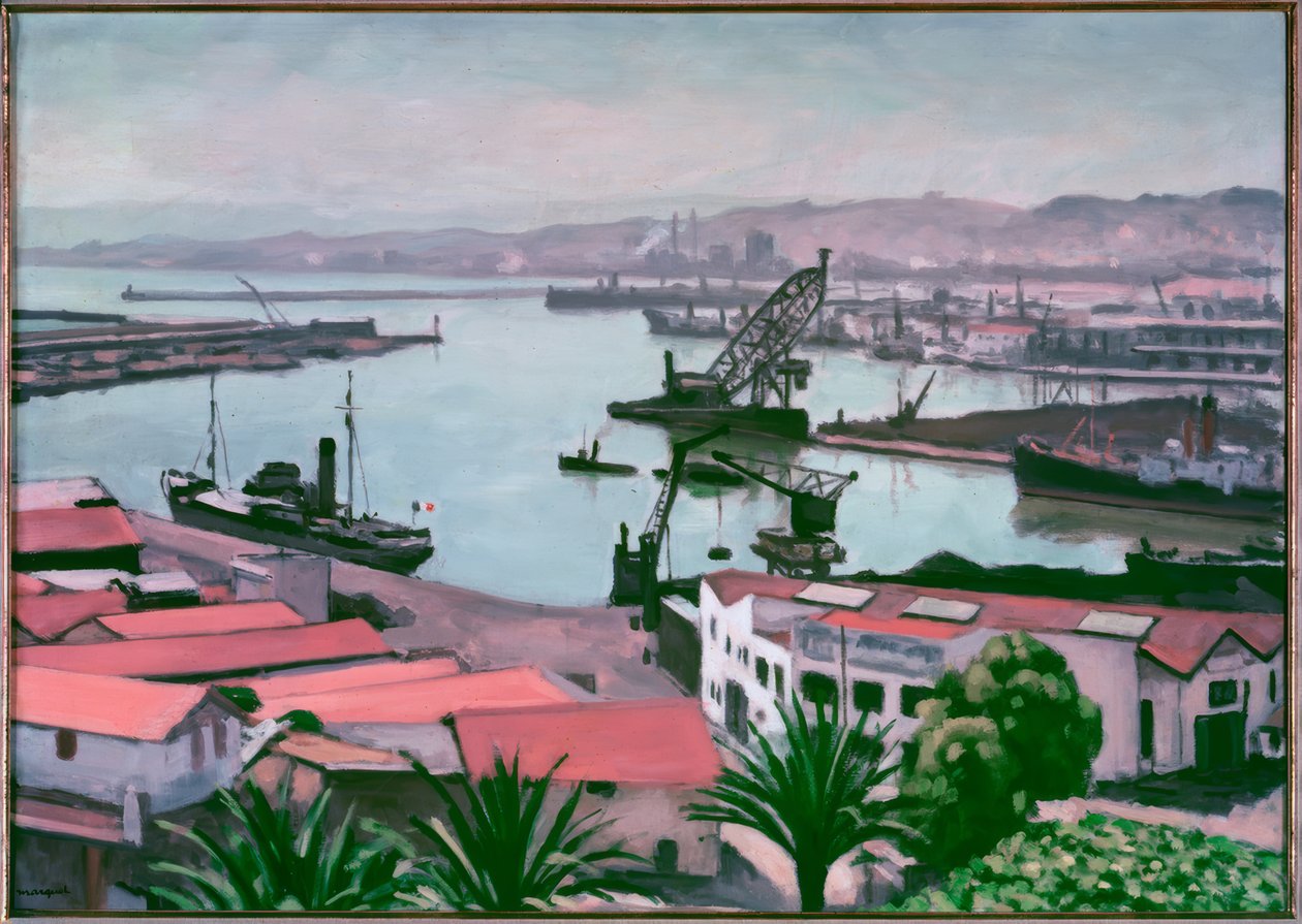 Alger, de røde takene av Albert Marquet