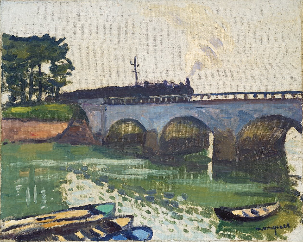Bro ved Saint-Jean-de-Luz av Albert Marquet
