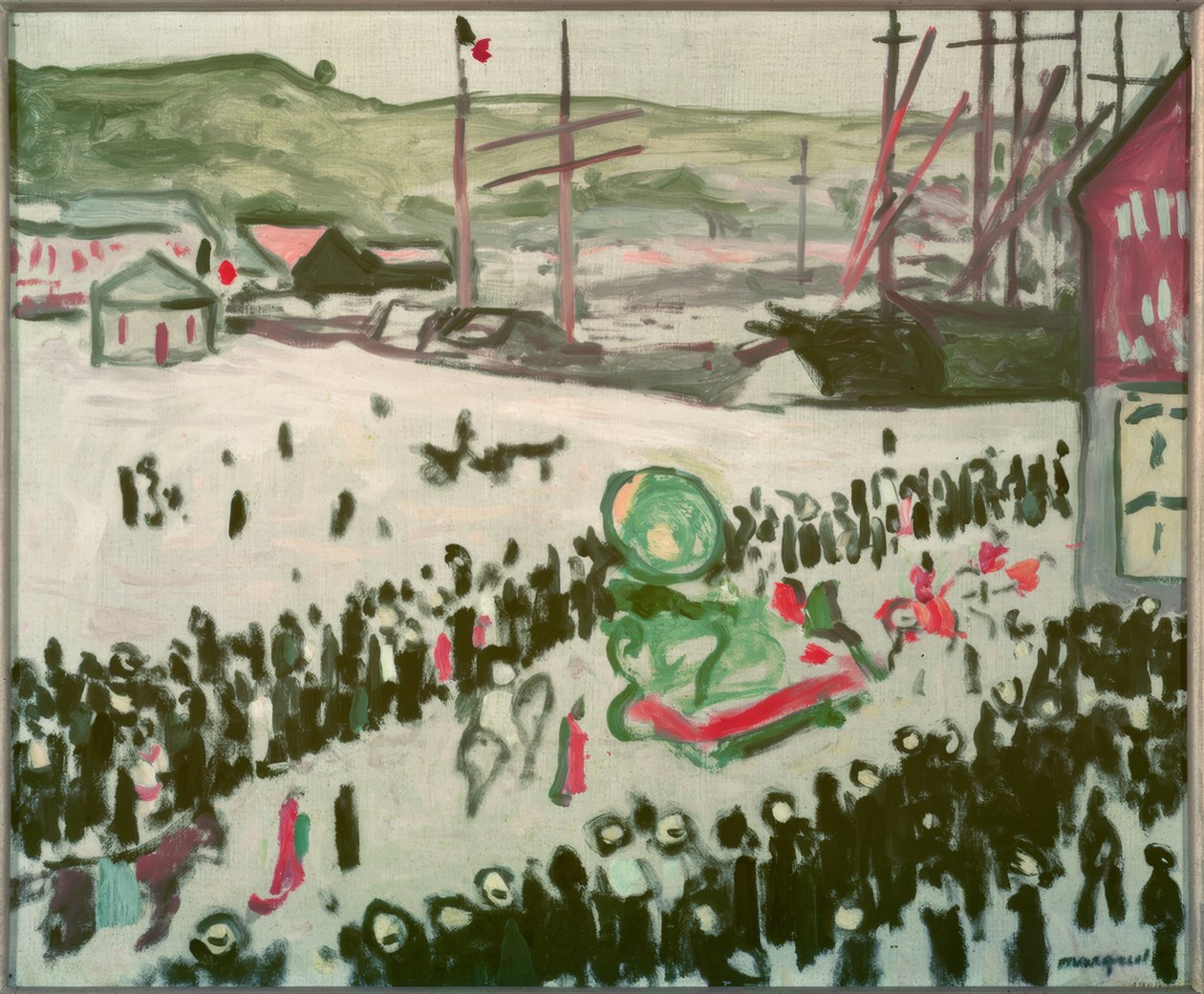 Karneval på stranden av Albert Marquet