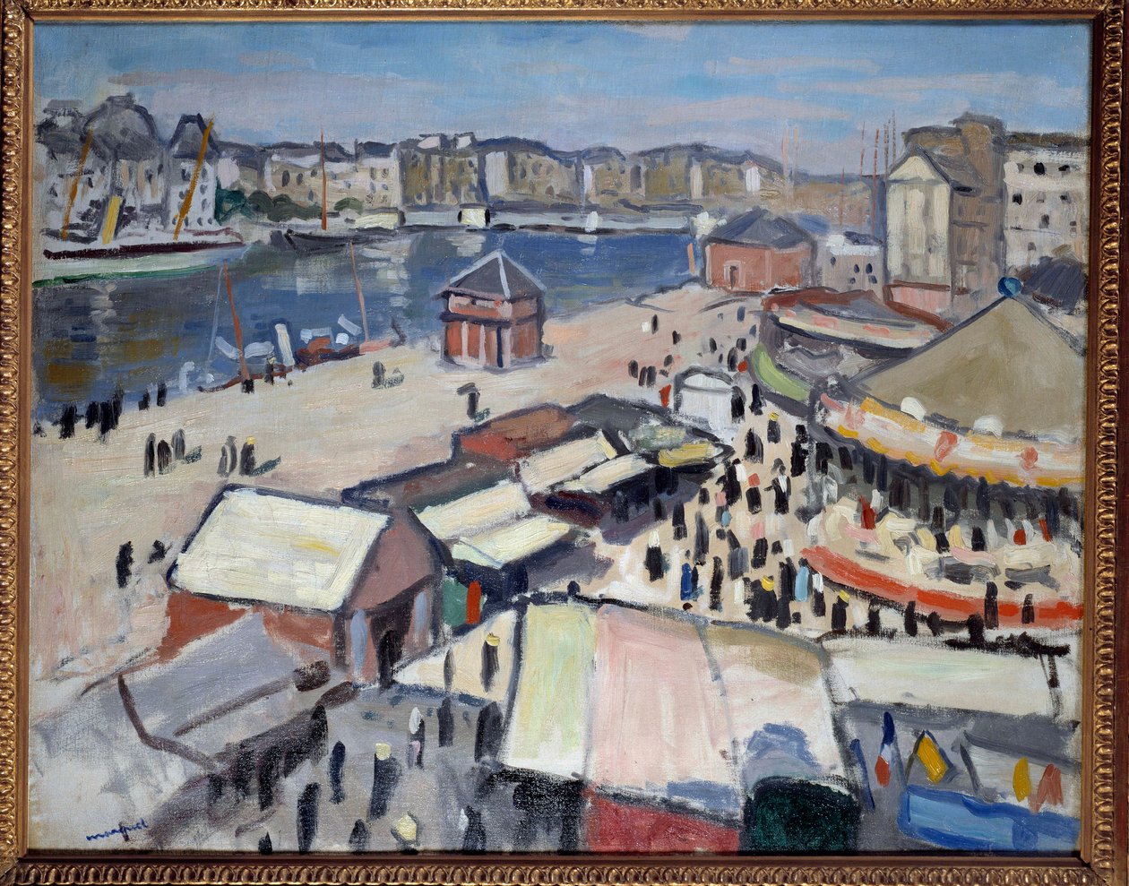 Karneval på Le Havre av Albert Marquet