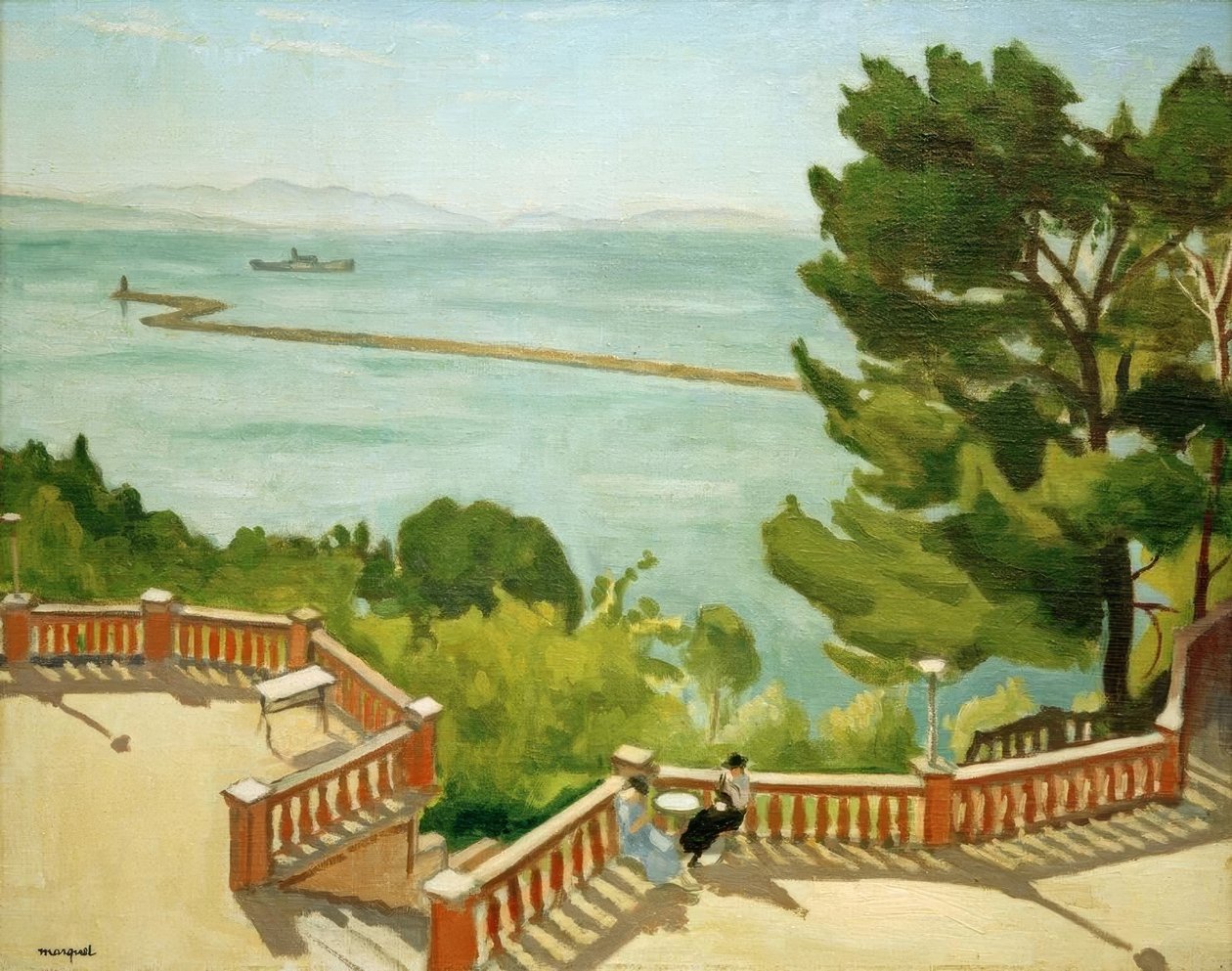 Terrassehjørne på L