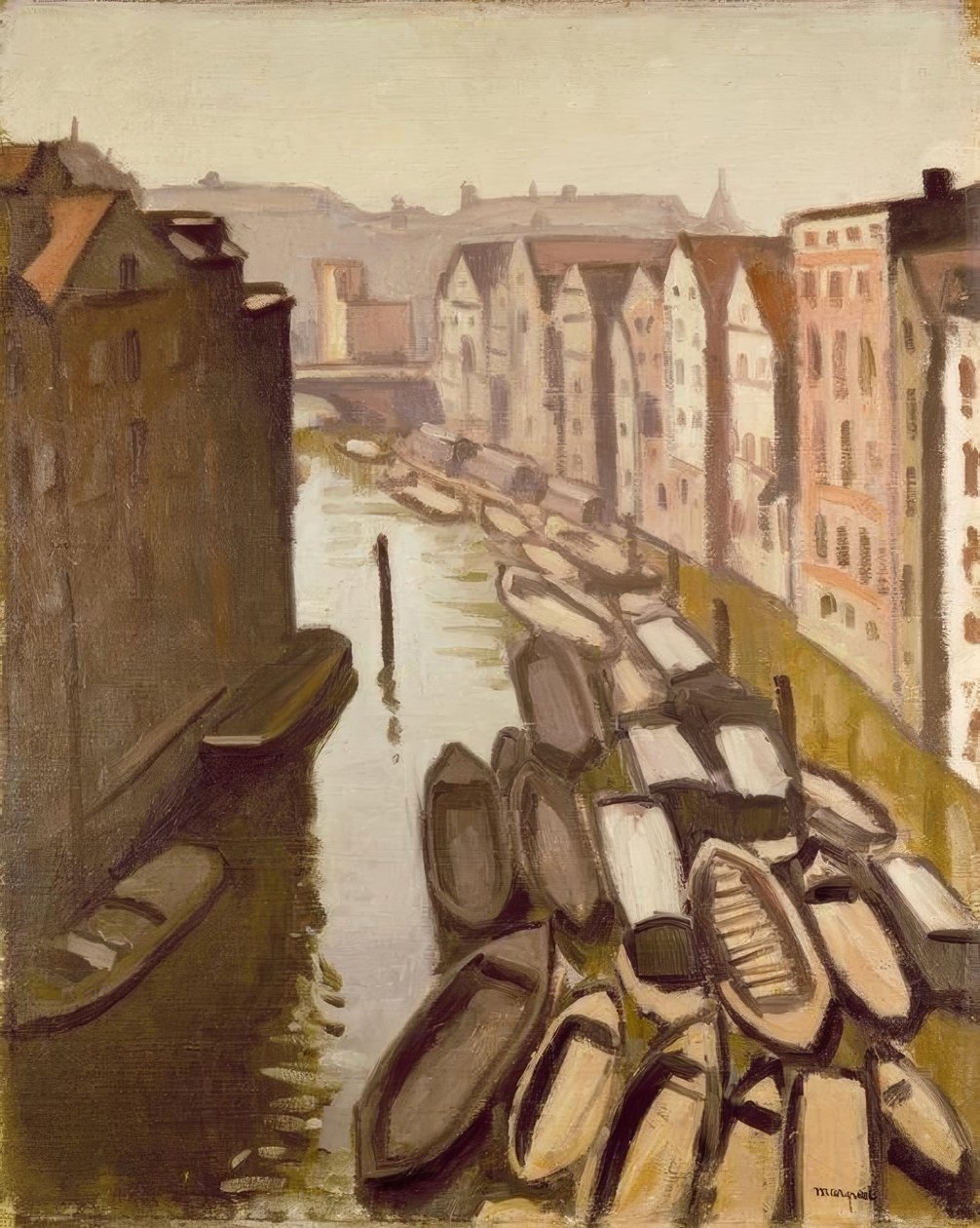 Flåte i Hamburg av Albert Marquet
