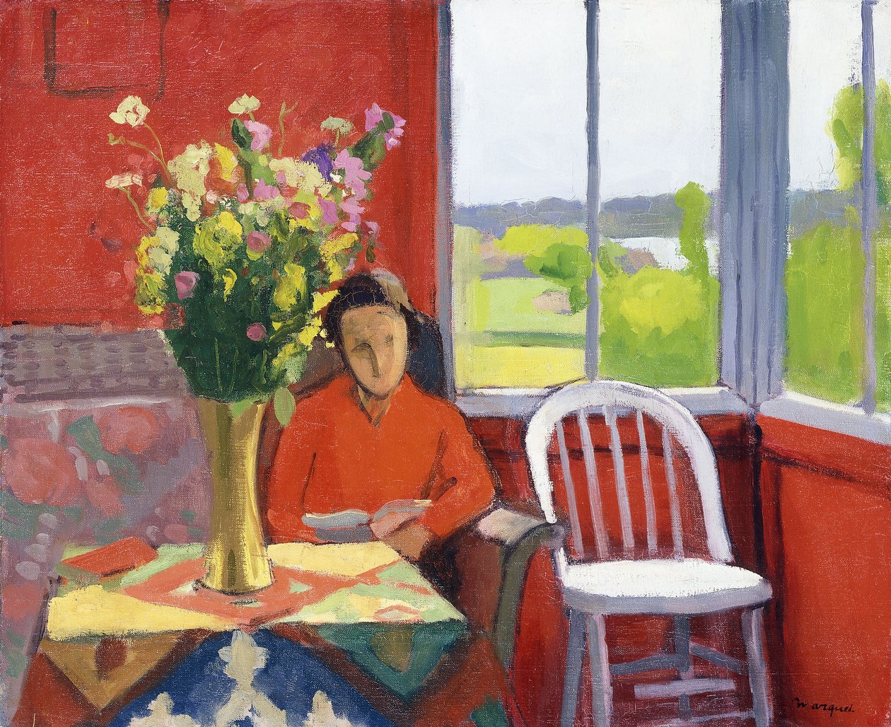 Interiør på Hesnes, Norge av Albert Marquet