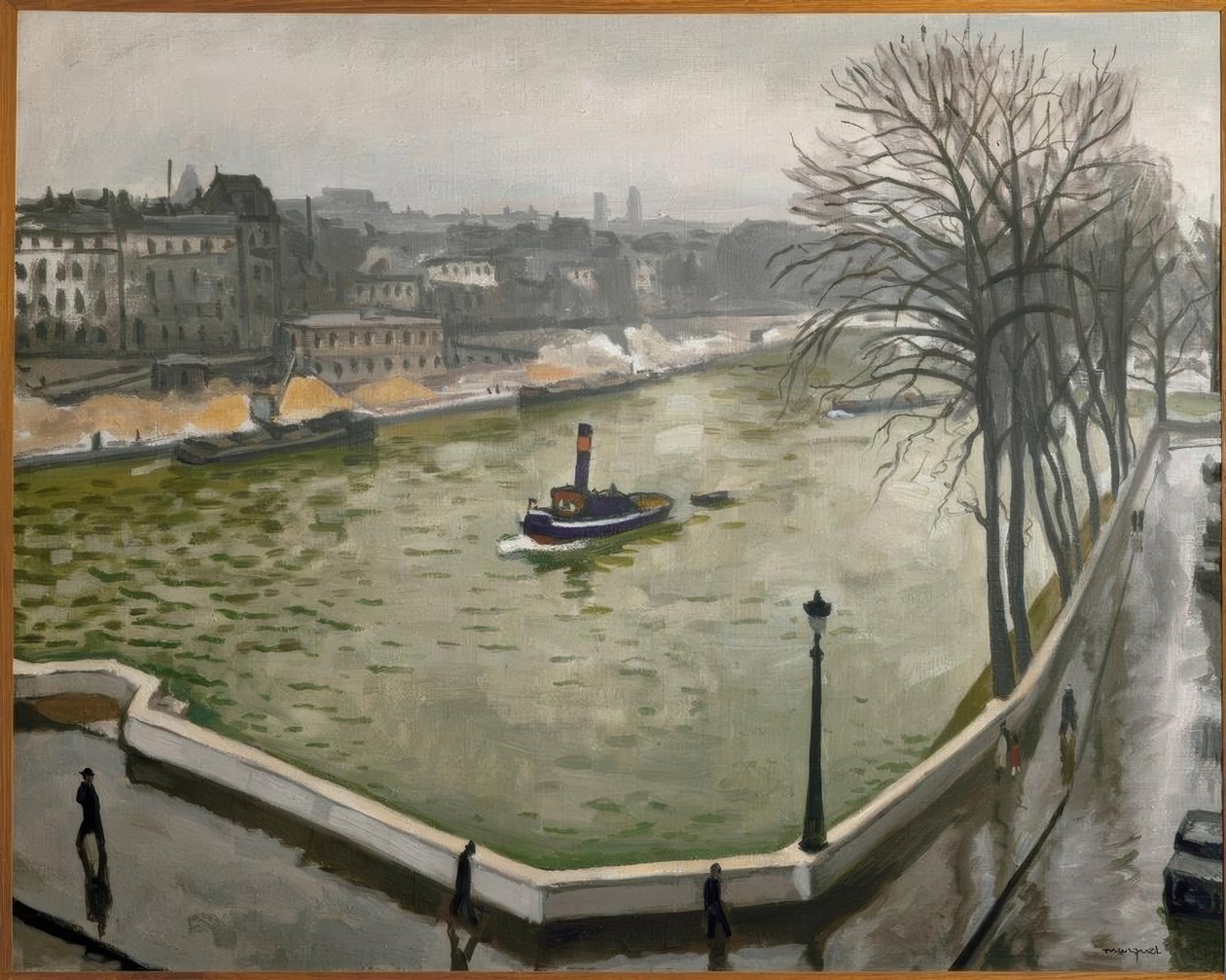 Seinen i Paris av Albert Marquet